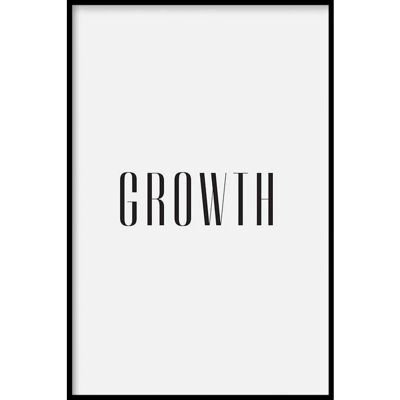 Growth - Poster framed - 40 x 60 cm