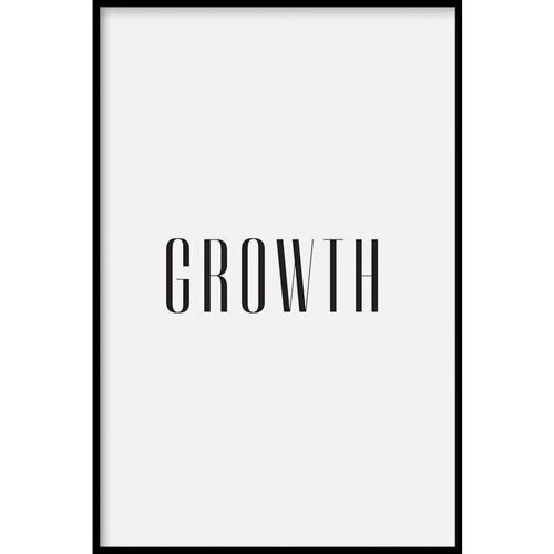 Growth - Poster ingelijst - 50 x 70 cm