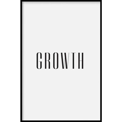 Wachstum - Poster gerahmt - 50 x 70 cm
