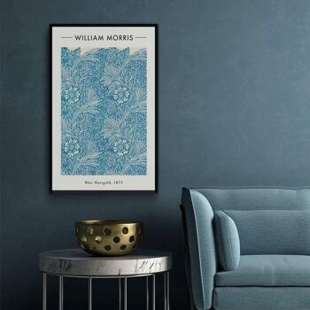 William Morris - Souci bleu - Toile - 60 x 90 cm 2