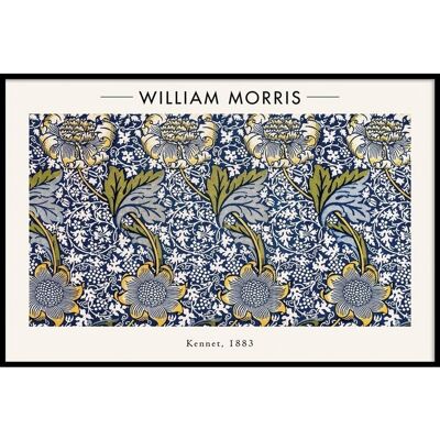 William Morris - Kennet - Poster incorniciato - 50 x 70 cm