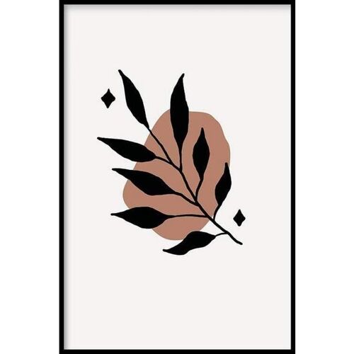 Sparkly Leaf Stamp - Poster - 40 x 60 cm