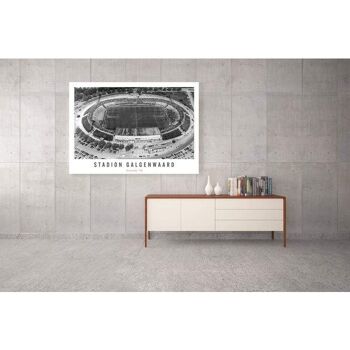 Stade Galgenwaard '73 - Affiche encadrée - 40 x 60 cm 2