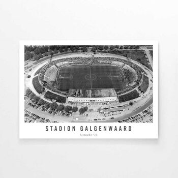 Stade Galgenwaard '73 - Affiche encadrée - 40 x 60 cm 3