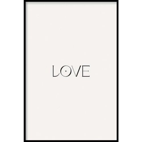 Love - Poster ingelijst - 50 x 70 cm