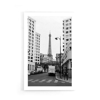 Tour Eiffel Rue - Toile - 60 x 90 cm 7