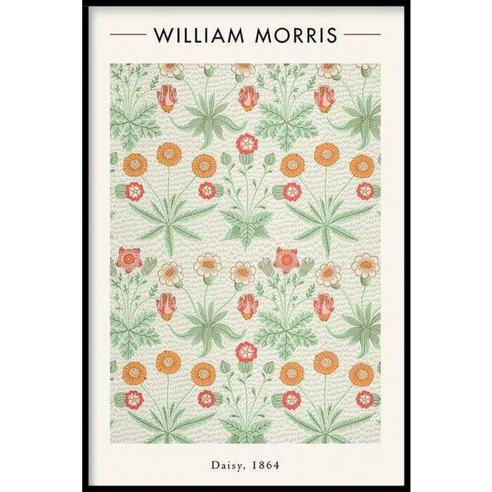 William Morris - Daisy - Poster incorniciato - 50 x 70 cm