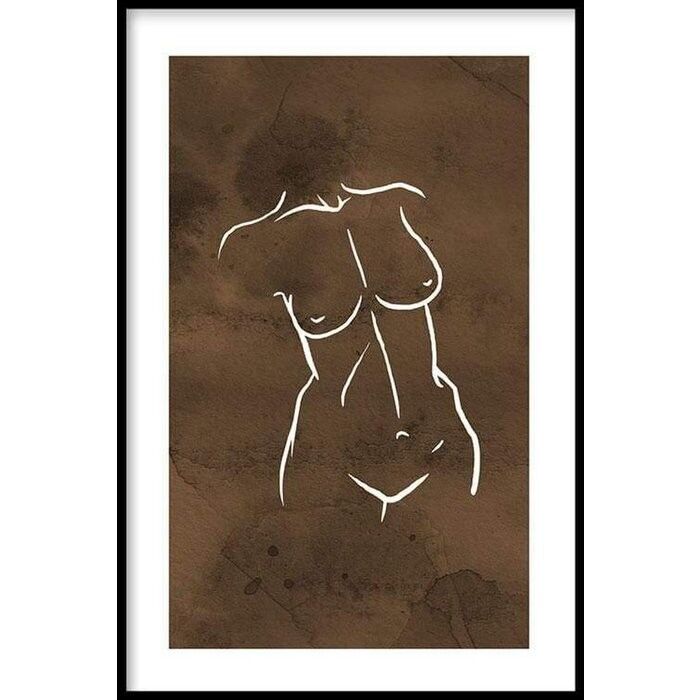 Female Line Art - Plexiglass - 40 x 60 cm