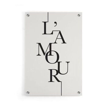 L'Amour - Affiche encadrée - 50 x 70 cm 5