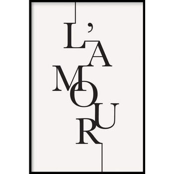 L'Amour - Plexiglas - 40 x 60 cm 1