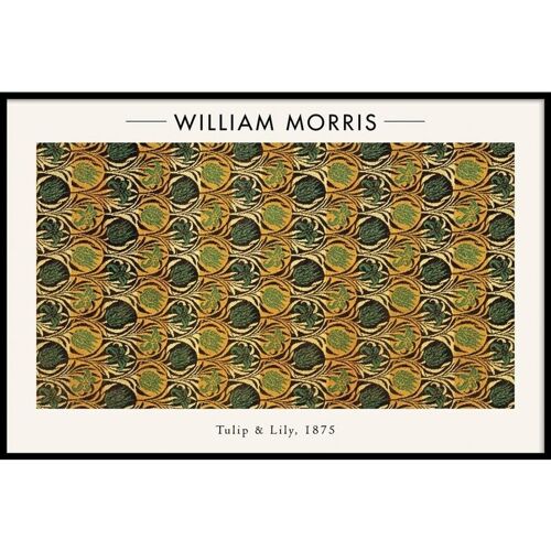 William Morris - Tulip and Lily - Canvas - 40 x 60 cm