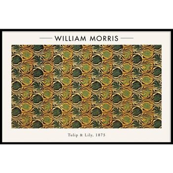 William Morris - Tulipe et Lys - Plexiglas - 40 x 60 cm 1