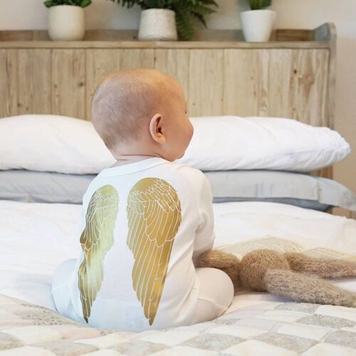 Angel Wings Baby Sleepsuit