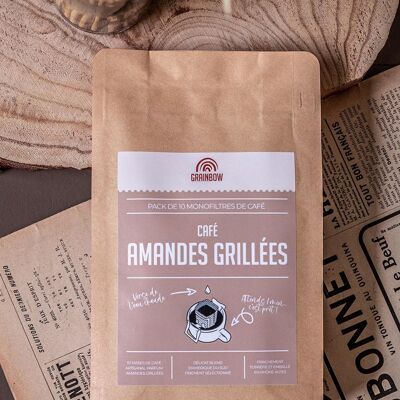 Café aromatisé Amandes grillées - 10 monofiltres