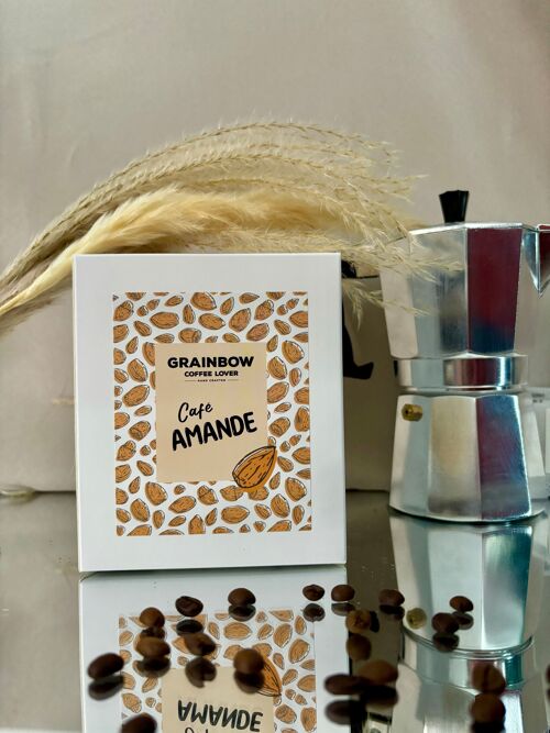 Café aromatisé Amandes grillées - Box 10 monofiltres