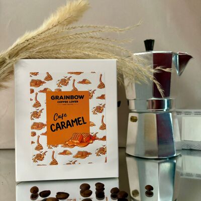 Kaffee mit Karamellgeschmack - Box mit 10 Einzelfiltern