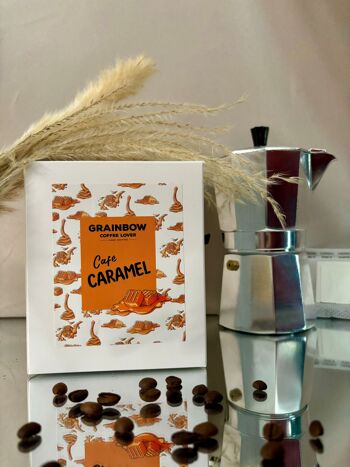 Café aromatisé Caramel - Box 10 monofiltres 1
