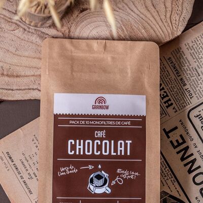 Chocolate flavored coffee - 10 monofilters
