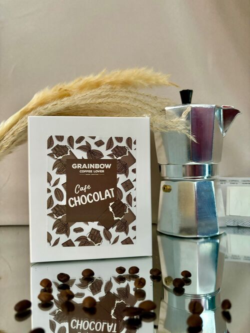 Café aromatisé Chocolat - Box 10 monofiltres
