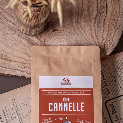 Cinnamon flavored coffee - 10 monofilters