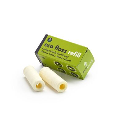 Eco Floss - CONFEZIONE DI RICARICA del filo interdentale vegano a base vegetale