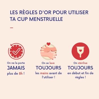 Cup menstruelle - Grande Minote souple 27mL 6