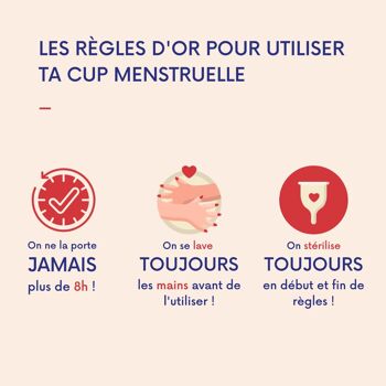 Cup menstruelle - P'tite Mariole  rigide 18mL 6