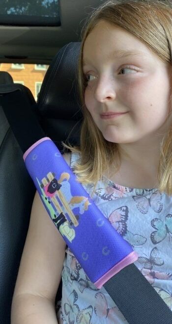 Achat 1x rembourrage de ceinture de sécurité pour enfants HECKBO avec motif  cheval de ferme - rembourrage de ceinture de sécurité pour enfants et bébés  - idéal pour tout siège d'appoint de