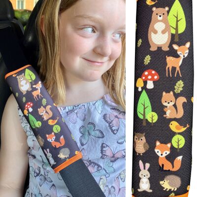 Buy wholesale 2x children's car seat belt pads with dinosaur dino skeleton  motif - seat belt pads for children and babies - ideal for any car seat  booster belt, children's bicycle trailer, airplane