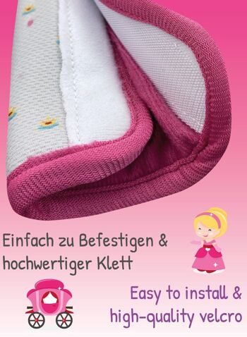 Kaufen Sie 2x HECKBO Kinder Auto Gurtpolster Gurtschutz mit Prinzessin Motiv  - Sicherheitsgurt Polster für Kinder und Babys- Ideal für jeden Gurt  Autositzerhöhungen Kinder Fahrradanhänger Flugzeug zu Großhandelspreisen