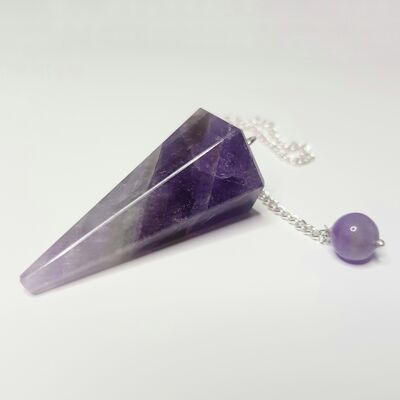 Amethyst-Kristallpendel