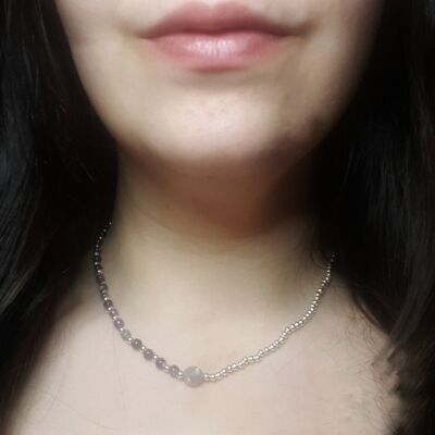 Collier Dainty Améthyste - Argent Sterling