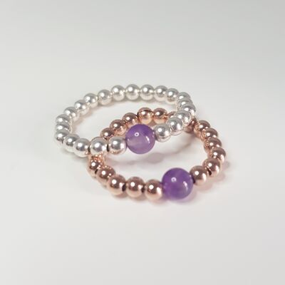 Amethyst Ring - Gold Filled