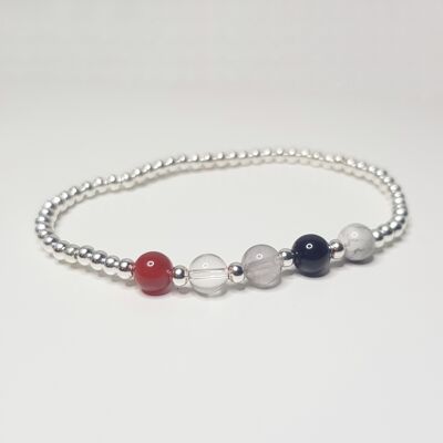 Capricorn - Zodiac Crystal Bracelet - Silver Plated