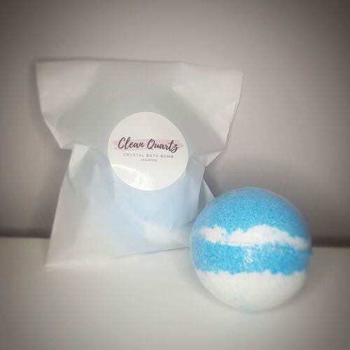 Clear Quartz Crystal Bath Bomb