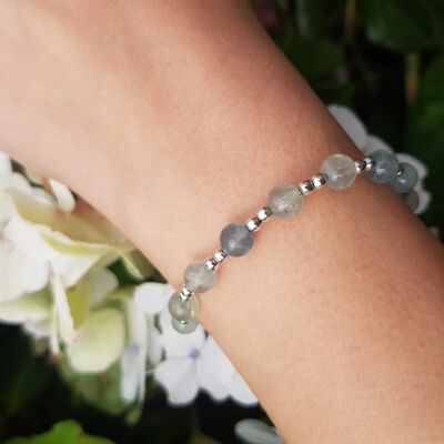 Bracciale Fluorite Classico - Argento Sterling