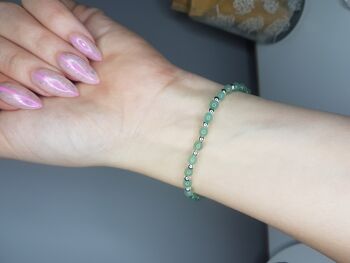 Bracelet Dainty Aventurine Verte - Argent Sterling 5