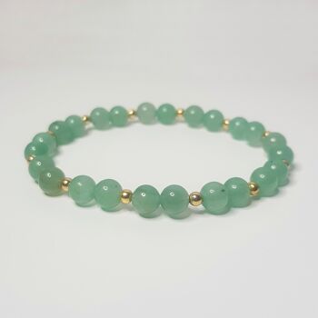 Bracelet Complet Aventurine Verte - Gold Filled 4