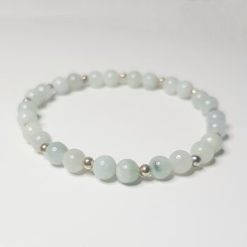 Bracelet Jade Complet - Plaqué Argent 1