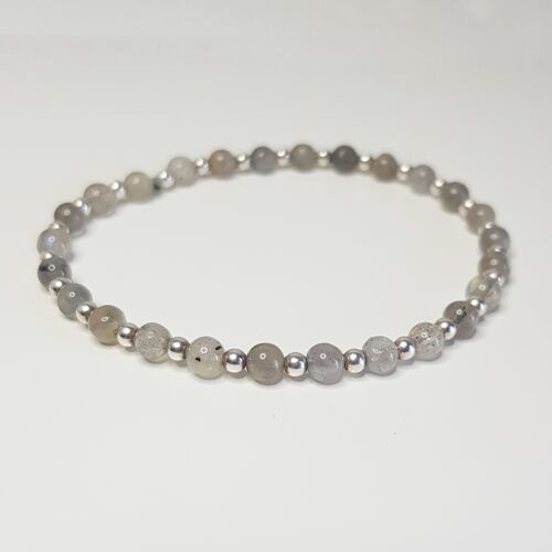 Labradorite Dainty Bracelet - Sterling Silver