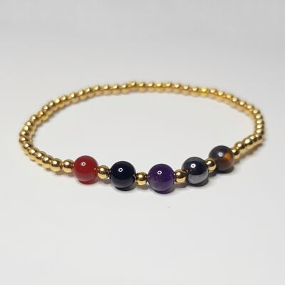 Leo - Zodiac Crystal Bracelet - Gold Plated