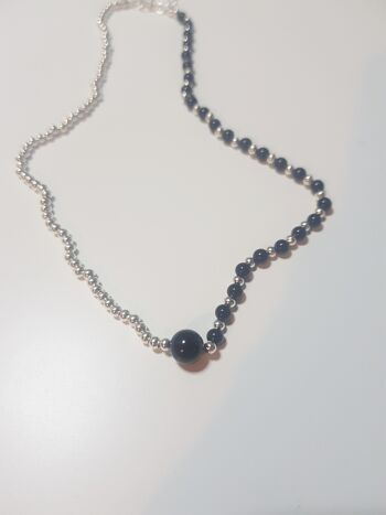 Collier Onyx Dainty - Argent Sterling 4