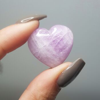 Coeur de cristal Kunzite 2