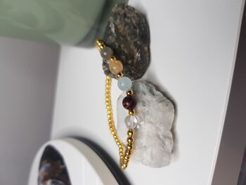 Balance - Bracelet Cristal Zodiaque - Plaqué Argent 4