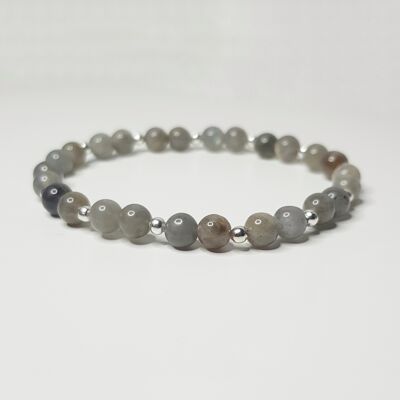 Bracciale completo in labradorite - placcato oro