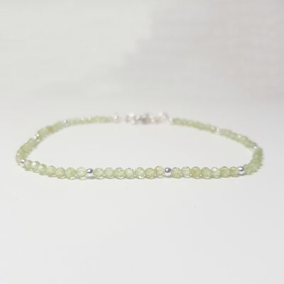 Peridot anmutiges Armband - Sterling Silber