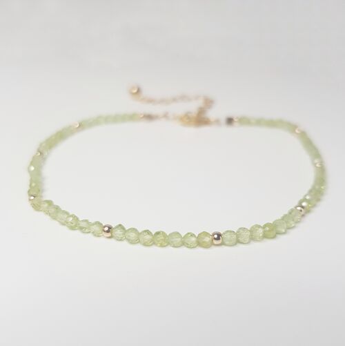 Peridot Graceful Bracelet - Gold Filled