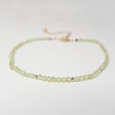 Peridot anmutiges Armband - Gold gefüllt