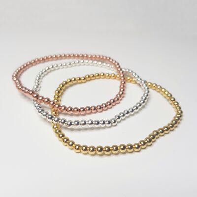 Pulsera Simple Stacker - Chapado en Oro