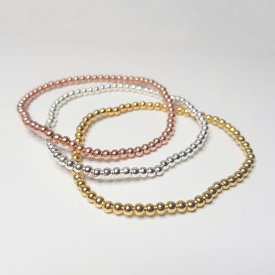 Plain Stacker Bracelet - Rose Gold Filled